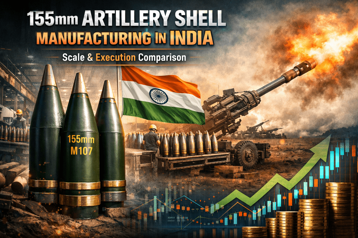 Beyond the Global Shortage: Positioning Goodluck Defence in the 155mm Super-Cycle! - Featured image about Sector Updates and 155mm Shells